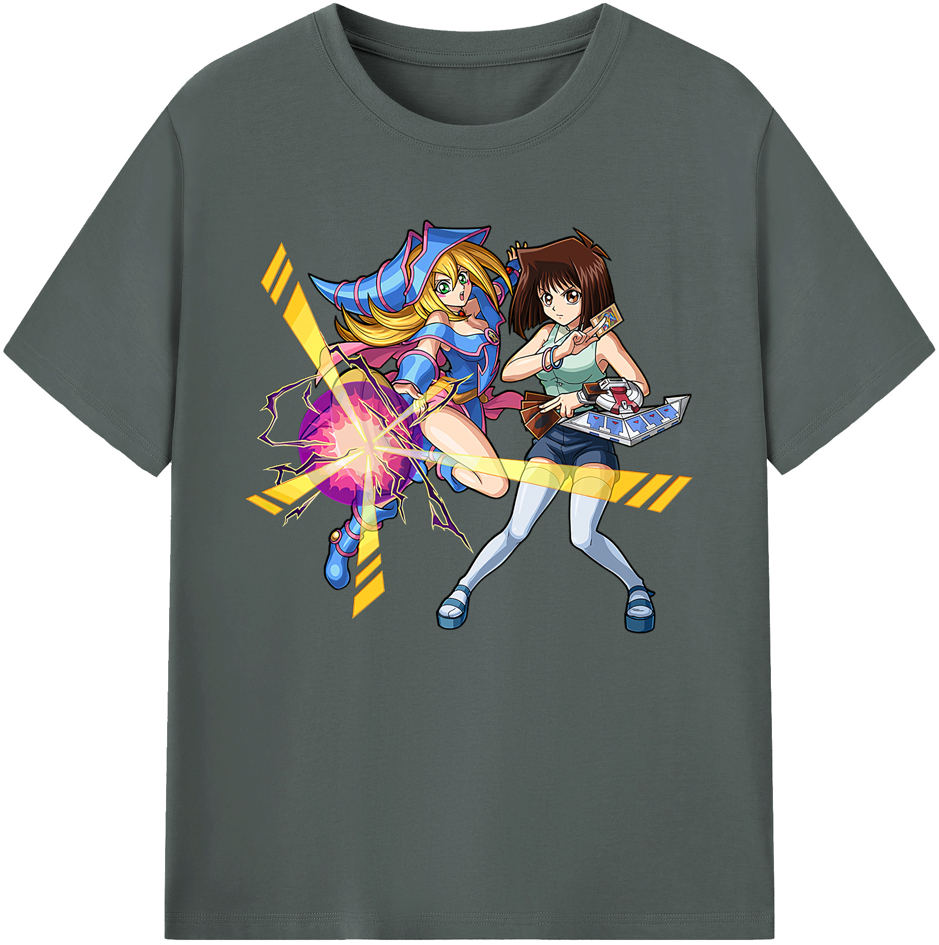 （画像用） 遊☆戯☆王 Yu-Gi-Oh! 綿100％ メンズ半袖Tシャツ｜肌触りやわらか＆通気性